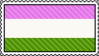 the genderqueer flag